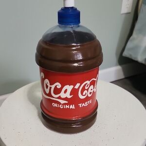 Coca-Cola Red and Brown Syrup Dispenser